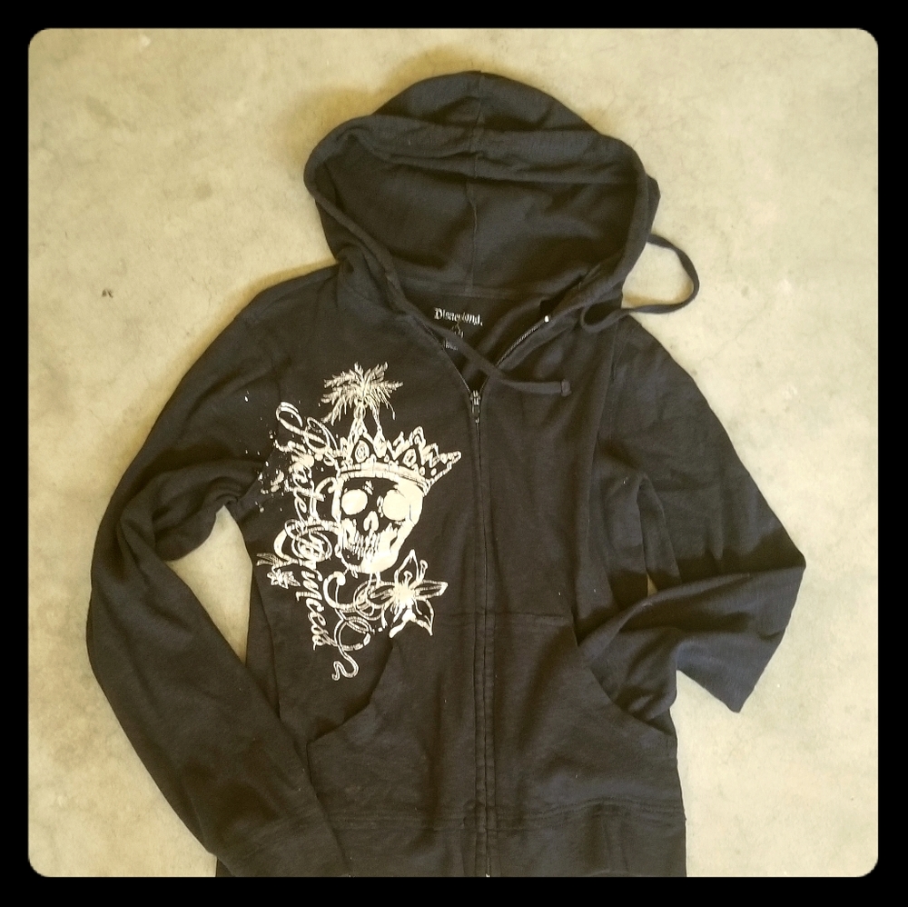COPY - Zip up thin Disneyland pirate princess sweater